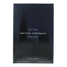 Load image into Gallery viewer, Narciso Rodriguez Him Bleu Noir Eau de Toilette Spray for Men, 3.3 Ounce