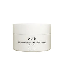 Load image into Gallery viewer, Abib Rice Probiotics Overnight Mask Barrier Jelly 2.71 fl oz I Intensive Hydrating Nourishing for Skin Barrier, Bouncy Skin Texture, Less Stress