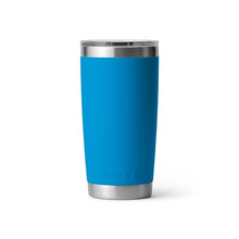 Load image into Gallery viewer, YETI Rambler 20 oz Tumbler, Stainless Steel, Vacuum Insulated with MagSlider Lid, Big Wave Blue
