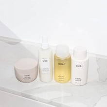 Load image into Gallery viewer, OUAI Fine Shampoo and Conditioner Set - Sulfate Free Shampoo and Conditioner for Fine Hair - Made with Keratin, Marshmallow Root, Shea Butter & Avocado Oil - Free of Parabens & Phthalates (10 Fl Oz)