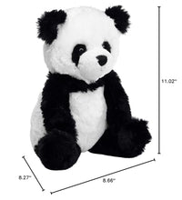 Load image into Gallery viewer, Lambs & Ivy Wild Life Black/White Plush Panda Bear Stuffed Animal Toy - Lucky