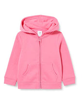 Load image into Gallery viewer, Amazon Essentials Girls' Fleece Zip-Up Hoodie Sweatshirt, Bright Pink, Small