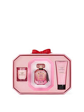 Load image into Gallery viewer, Victoria's Secret Bombshell 3 Piece Luxe Fragrance Gift Set: 1.7 oz. Eau de Parfum, Travel Lotion, & Candle
