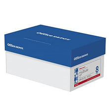 Load image into Gallery viewer, Office Depot(R) Brand Multiuse Paper, Letter Size Paper, 94 (U.S.) Brightness, 20 Lb, White, 500 Sheets Per Ream, Case Of 8 Reams