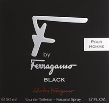 Load image into Gallery viewer, Salvatore Ferragamo F Black Eau De Toilette Spray for Men, 1.7 Fl Oz