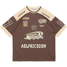 Load image into Gallery viewer, Aelfric Eden Mens Vintage Jersey Oversize Shirts Summer Unisex Printed Casual Top