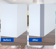 Load image into Gallery viewer, COUKIU Wall Corner Protector, Inside & Outside Self Adhesive Wall Corner Guard&Edge Protector, Flexible Vinyl Corner Moulding Trim Caulk Strip, Peel and Stick Trim for Ceiling, Countertop, Grey, 10ft