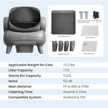 Load image into Gallery viewer, Neakasa M1 Plus Open-Top Self Cleaning Cat Litter Box, Automatic Cat Litter Box with APP Control, Odor-Free Waste Disposal Includes Trash Bags