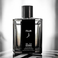 Load image into Gallery viewer, RAYAN Men Arabian Perfume - Fajr Eau De Parfum - Fresh Scent Long Lasting Perfume with Osmanthus, Grapefruit, Rosemary, & Saffron with an Amber Warmth on a Bed of Musk - 100 ml