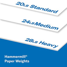 Load image into Gallery viewer, Hammermill Printer Paper, Fore Multipurpose 20 lb Copy Paper, 8.5 x 11 - 96 Bright, Made in the USA, 103267 (1 Ream, 500 Sheets Total)