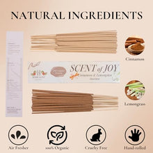 Load image into Gallery viewer, Homie Scent 50 Incense sticks, Chemical Free Incense Sticks, Incense for Relaxation, Air Purifier (Cinnamon & Lemongrass)