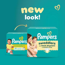 Load image into Gallery viewer, Pampers Swaddlers Disposable Baby Diapers Size 1, 198 Count with Sensitive Water Based Baby Wipes 4X Pop-Top Packs (336 Count)