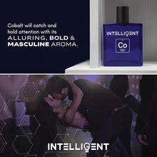 Load image into Gallery viewer, Intelligent Cobalt | Enticing, Intoxicating, Fierce | Extrait de Parfum for Men | 3.4 Fl Oz (100 mL)