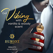 Load image into Gallery viewer, Dumont BOROUJ GRAVITY - 85ml - Unisex Perfume for Men & Women - Agarwood, Vanilla, Woody & Musk Fragrance - Long Lasting Cologne Mist & Body Spray - for Him & Her