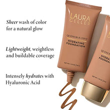 Load image into Gallery viewer, LAURA GELLER NEW YORK Quench-n-Tint Hydrating Foundation - Light - Sheer to Light Buildable Coverage - Natural Glow Finish - Lightweight Formula with Hyaluronic Acid