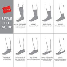 Load image into Gallery viewer, Hanes Boys Socks, Double Tough Cushioned Ankle And No Show, 12-pair Packs Athletic-socks, Ankle - White/Grey Bottom - 12 Pack, Medium US