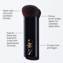 Load image into Gallery viewer, Saie The Big Brush - Soft, Multi-Use Liquid Foundation Brush for Buffing, Blending & Building - Dense Makeup Brush with Cruelty-Free, Synthetic Bristles (1 Count)