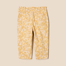 Load image into Gallery viewer, Amazon Essentials x Sofia Grainge Baby Girls' Straight Leg Jean with Ruffle, Light Yellow Delicate Floral, 6-9 Months