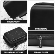 Load image into Gallery viewer, Carrying & Protective Case for Digital Camera, AbergBest 21 Mega Pixels 2.7" LCD Rechargeable HD/Kodak Pixpro/Canon PowerShot ELPH 180/190 / Sony DSCW800 / DSCW830 Cameras for Travel - Black