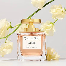 Load image into Gallery viewer, Oscar de la Renta Alibi Eau de Parfum 3 Piece Gift Set for Women - Perfume Spray 3.4 Fl. Oz, Purse Spray, Travel Spray 0.5 Fl. Oz, and Body Lotion 3.4 Fl. Oz