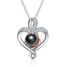Load image into Gallery viewer, NONNYL Gifts for Wife Women, Tahitian Black Pearl Necklace, Mothers Day Gifts for Mon Women Wife Wedding Birthday Day Gifts Anniversary, Valentines Day Gifts for Her Christmas Day Gifts Jewelry Gifts