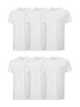 Load image into Gallery viewer, Fruit of the Loom Men's Stay Tucked Crew T-Shirt - Large - White (Pack of 6)