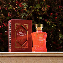 Load image into Gallery viewer, H HABIBI Royal Ambery Saffron Perfume Oud Arabian for Men & Women - Warm, Woody, Aromatic Fragrance for Men & Women - With Notes of Jasmine, Patchouli, Sandalwood & Amber Perfume - Eau de Parfum