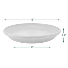 Load image into Gallery viewer, Arcadia Garden Products PSW Pot Collection Plant Saucer Drip Tray, Durable Water Tray for Indoor and Outdoor Flower Plant Pots and Planters, 10-inch, Terra Cotta Marble Color