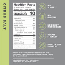 Load image into Gallery viewer, LMNT Zero Sugar Electrolytes - Citrus Salt | Drink Mix | 30 Count