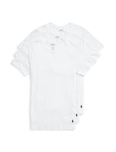 Load image into Gallery viewer, Polo Ralph Lauren Underwear Men's 3 Pack Slim Fit Crew Tee, White, M