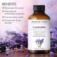 Load image into Gallery viewer, Majestic Pure Lavender Essential Oil for Diffuser - 4 Fl Oz