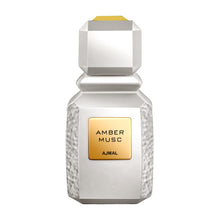 Load image into Gallery viewer, Ajmal Amber Musc Eau de Parfum 3.4 oz / 100 ml – Unisex Amber Floral & Musky Woody Fragrance with Rose, Cedarwood & Musk | Long-Lasting Luxury from Dubai