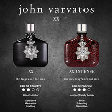 Load image into Gallery viewer, John Varvatos XX Intense Eau de Parfum Spray, Men’s Cologne, Woody Amber Scent with Notes of Red Ginger Flower Accord, Cedarwood & Tonka Bean, 2.5 fl. oz