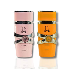 Load image into Gallery viewer, Lattafa for Women 2 Piece Eau de Parfum Gift Set (Yara + Yara Tous) 3.4 Ounce/100 ml each