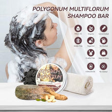 Load image into Gallery viewer, Hotiary Hair Darkening Shampoo Bar, Shouwu Darkening Shampoo Bar for Gray Hair All nature Organic Blackening Shampoo Bar(2 Pack Polygonum Multiflorum for Grey Hair)