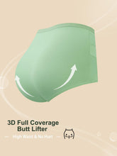 Load image into Gallery viewer, QUASTI Women's High Waisted Underwear Tummy Control Cotton Postpartum Panties Full Coverage Briefs 4 Pack(L) Multicolor