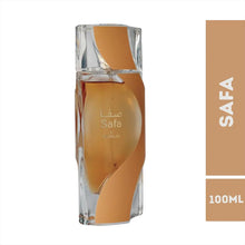 Load image into Gallery viewer, Nusuk Safa Unisex Eau De Parfum Juicy Lemon & Strawberry Top Notes Creamy Coconut & Nectar Floral Heart Warm Vanilla, Musk & Ambrox Base Sweet, Playful, Long-Lasting Fragrance 100ml