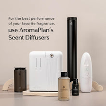 Load image into Gallery viewer, AromaPlan Hotel Scents Santal 5.07 Fl Oz (150ml), Home Luxury Aroma & Hotel Fragrance Diffuser Oil- Hotel Diffuser Oil for Aromatherapy- USA Made, Bigger Bottle, Bolder Aroma & Longer Lasting