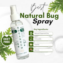 Load image into Gallery viewer, Pack of 2 Botanico Natural Insect & Mosquito DEET-Free Repellent Sprays with Citronella Vanilla Essential Oils, Natural Formula, Baby, Kid, and Pet Safe Travel Size by Eve Paul - 2x100ml=200ml, 6.8oz