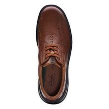 Load image into Gallery viewer, Clarks Men's Gessler Lace Oxford, Dark Tan Leather, 9.5