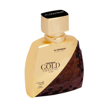 Load image into Gallery viewer, Al Haramain Gold Crystal Oudh Extrait de Parfum Spray for Men, 3.4 Ounce