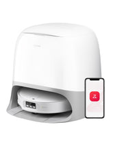Load image into Gallery viewer, roborock Qrevo CurvX Robot Vacuum and Mop, 22,000Pa Suction, 3.14’’ Ultra Slim, Zero-Tangling Design, Reactive AI Obstacle Recognition, AdaptiLift Chassis, Auto Hot Water Mop Washing & Drying