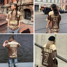 Load image into Gallery viewer, Aelfric Eden Mens Vintage Jersey Oversize Shirts Summer Unisex Printed Casual Top