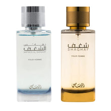 Load image into Gallery viewer, RASASI Shaghaf Men & Shaghaf Women EDP 100Ml, (VALUE)