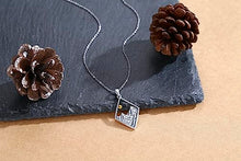 Load image into Gallery viewer, Mountain Necklace for Women S925 Sterling Silver Turquoise Gemstone Mountain Necklace Circle Mountain Range Necklace Nature Jewelry Gift for women Camper, Hikers