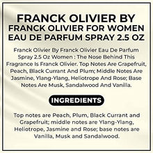 Load image into Gallery viewer, Franck Olivier By Franck Olivier For Women. Eau De Parfum Spray 2.5 Oz
