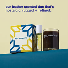 Load image into Gallery viewer, MALIN+GOETZ Leather Perfume Oil + Scented Candle Set | Vegan & Cruelty-Free | notes of nostalgia
