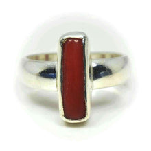 Load image into Gallery viewer, Gemsonclick Natural Red Coral 925 Silver Ring For Women 3 Ct Chakra Healing Size 5,6,7,8,9,10,11,12,13