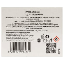Load image into Gallery viewer, Swiss Arabian Rose 01 - Luxury Products From Dubai - Long Lasting, Addictive Personal EDP Spray Fragrance - Seductive Signature Aroma - 1.7 Oz