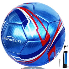 Load image into Gallery viewer, Senston Soccer Ball Size 5 for Kids and Adult Training Ball Official Match Football Balls with Pump
